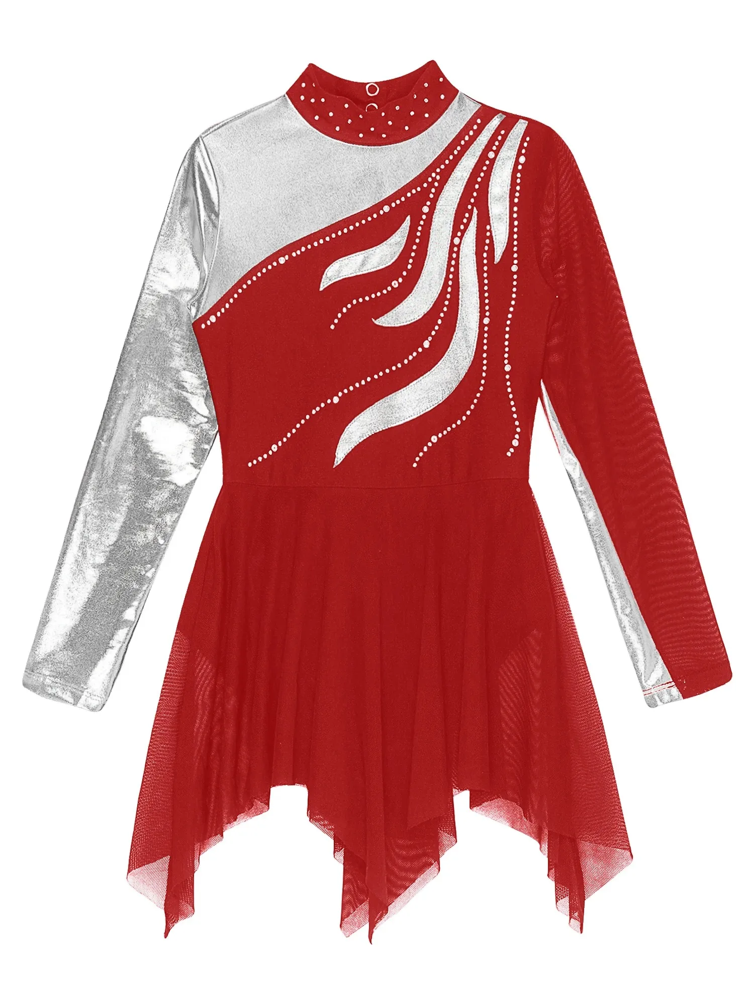 Танцевальное платье iiniim бронзовый спандекс