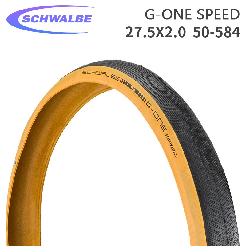 

Schwalbe G-ONE SPEED 27.5x2.0 Bike Tire 650B 50-584 Tubeless Tire Bicycle Folding SpeedGrip Cycling Tire Parts