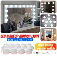 led dressing table mirror light 12v hollywood vanity makeup mirror light bulb usb bathroom toiletries lighting wall lamp 61014