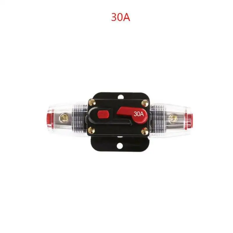 

1x Circuit Breaker 20-100A Amp 12V Car Stereo Fuse Holder Self-Testing