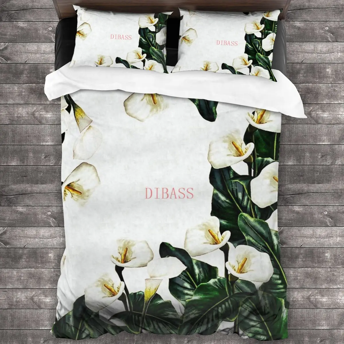 

Calla Lilies Soft Комплект одеял из микроволокна с 2 наволочками, пододеяльник с застежкой-молнией, пододеяльник большого размера
