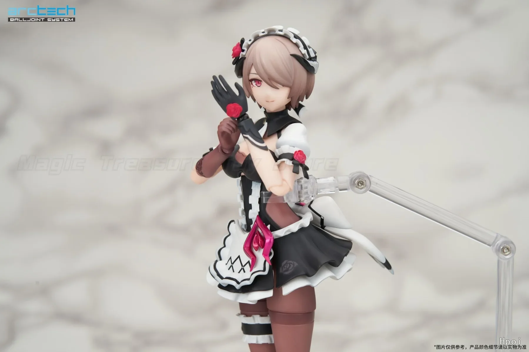 Фото В наличии: Оригинальная фигурка APEX-TOYS ARCTECH Honkai Impact 3 Rita Rossweisse Umbral Rose 1/8, игрушка-подарок №5