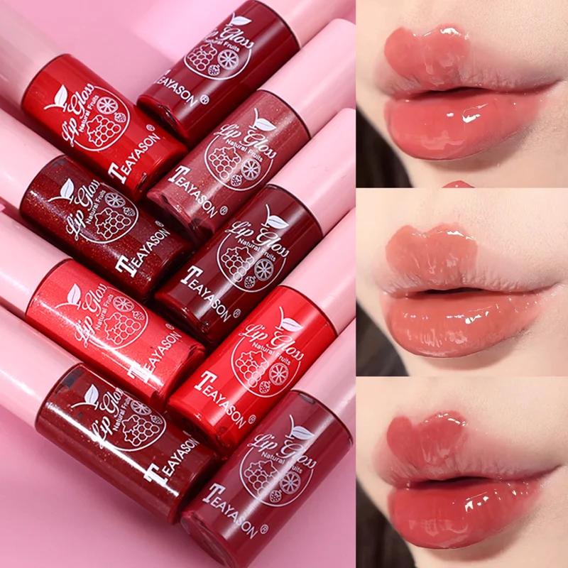 

Jelly Glitter Lip Gloss Moisturizing Long Lasting Sexy Plumper Pearl Liquid Lipstick Shiny Mirror Lips Tint Lips Makeup Cosmetic