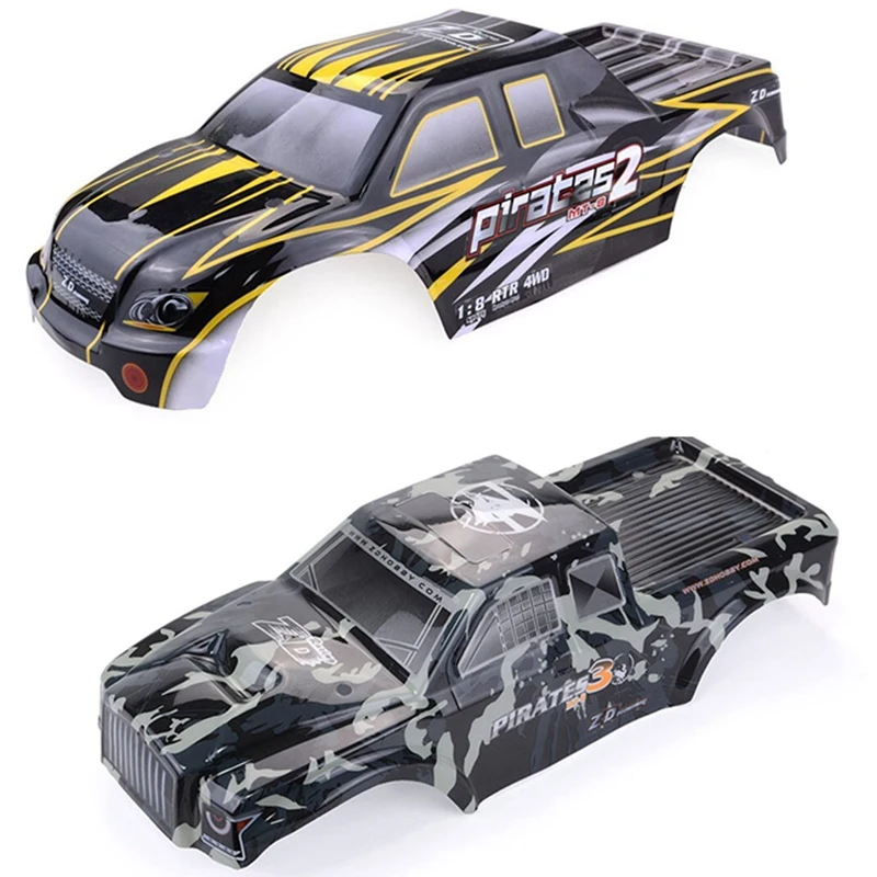 

Корпус кузова радиоуправляемого автомобиля 2 шт., запасные части-для Zd Racing Mt8 S3, камуфляж и для Zd Racing 9116 08427, серый