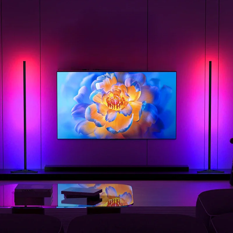 Напольные лампы с музыкальной синхронизацией RGB освещение стоящая атмосфера
