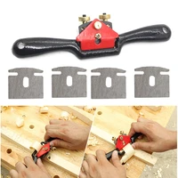 adjustable woodworking hand planer w4x blades for edge corner plane spokeshave manual planer chamfering trimming accessories