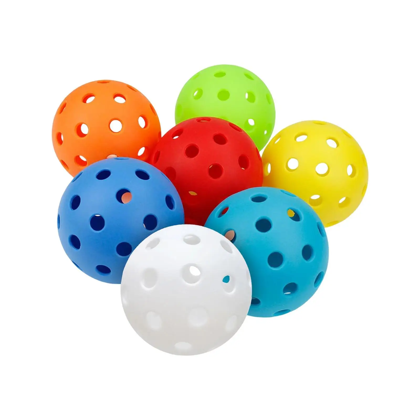 

7Pcs Pickleball Balls 40 Holes for Sanctioned Tournament Play Indoor Outdoor