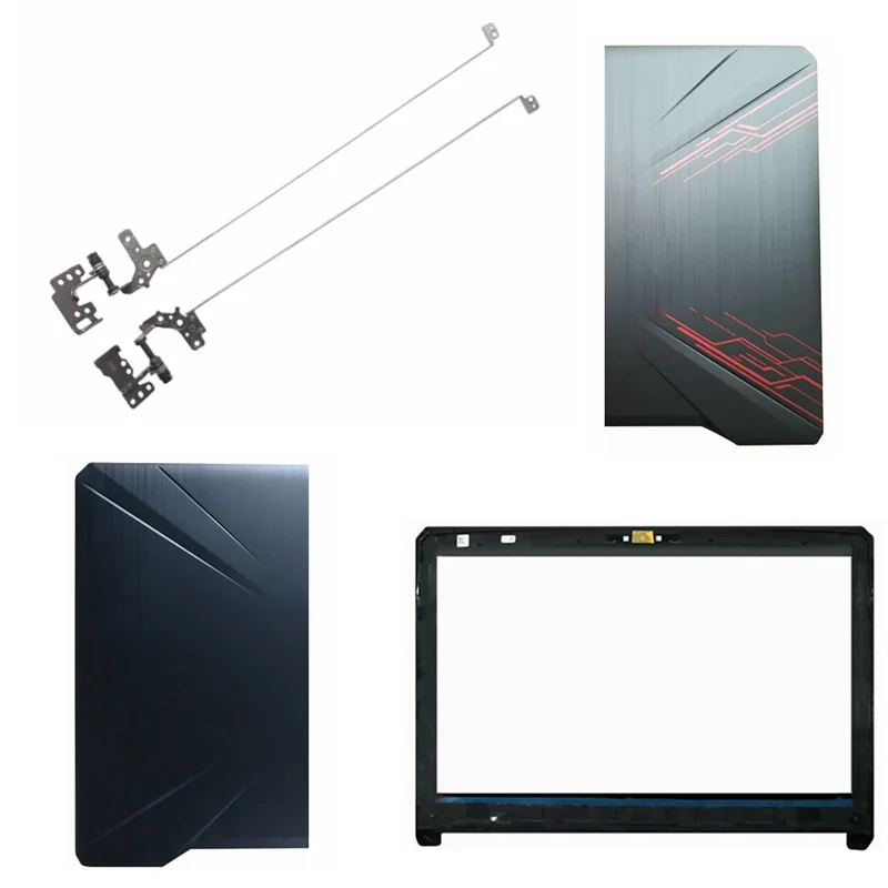

New laptop cover For Asus FX80 FX80G FX80GD Fx504 FX504G FX504GD FX504GE LCD top Back Cover/LCD front bezel/Hinges