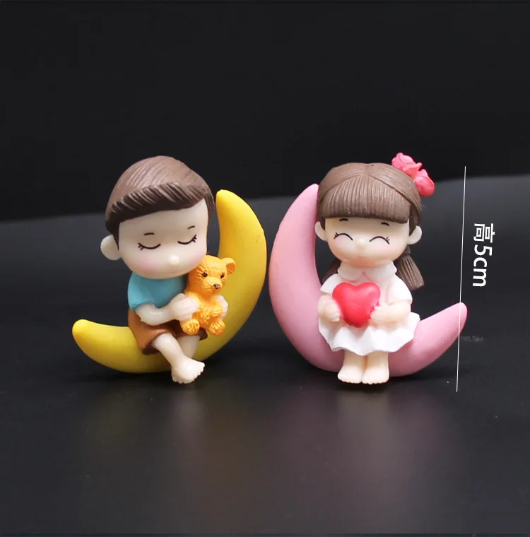 Миниатюрная мини-кукла сделай сам для влюбленных садовый домашний декор подарок