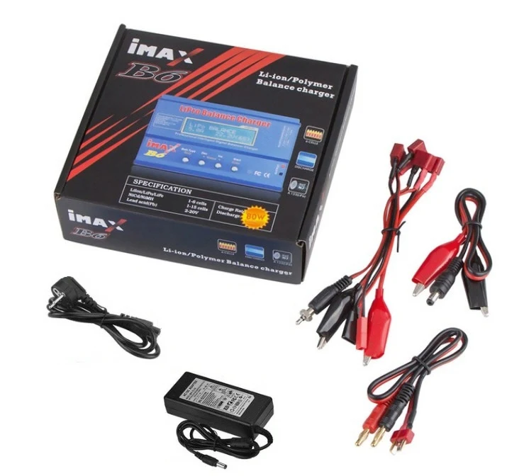 

Battery Charger Lipo Balance Charger iMAX B6 15V 6A Charger Lipro Digital RC Battery Balance Charger 12V Power Adapter