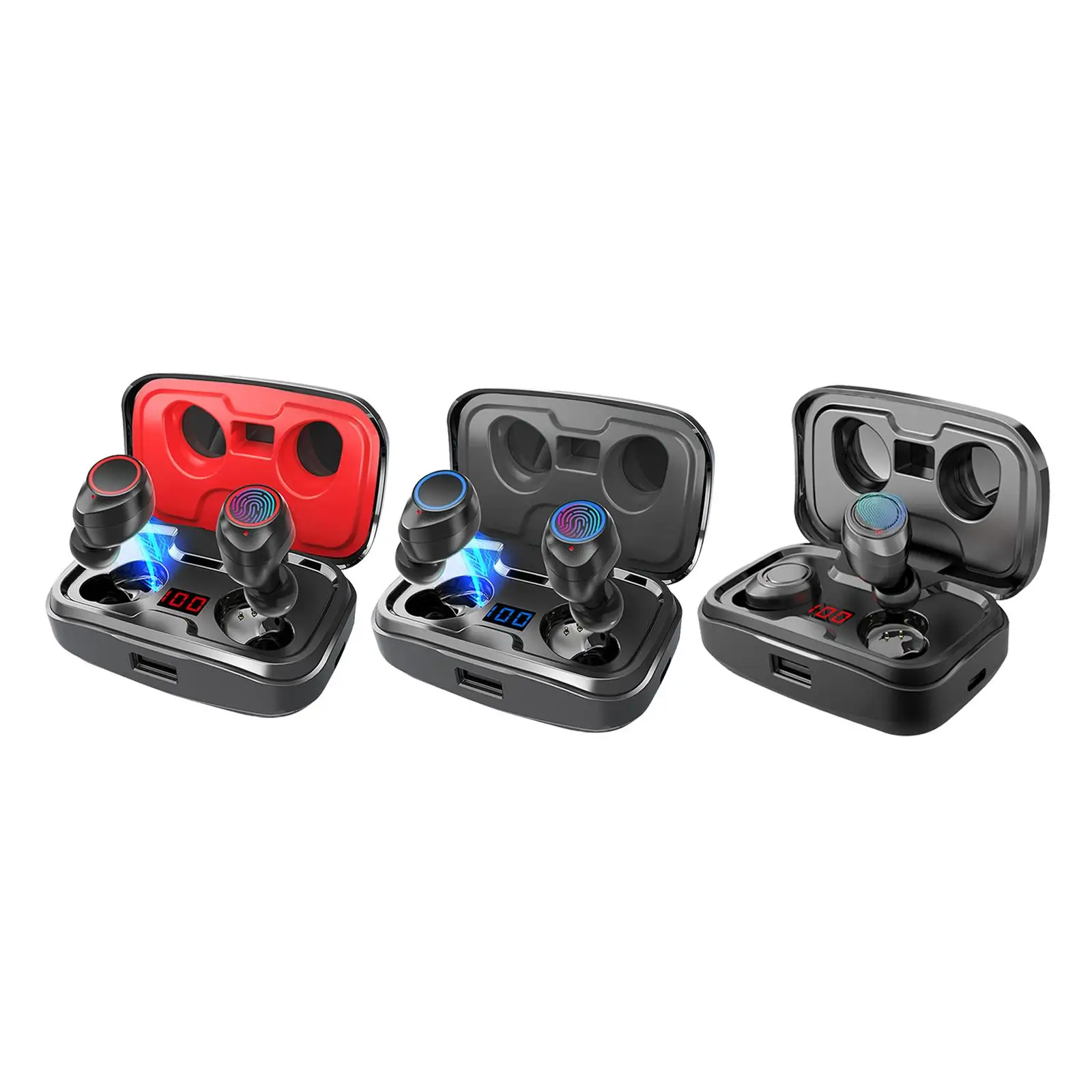 

Водонепроницаемые наушники-вкладыши с поддержкой Bluetooth, 3500 мАч