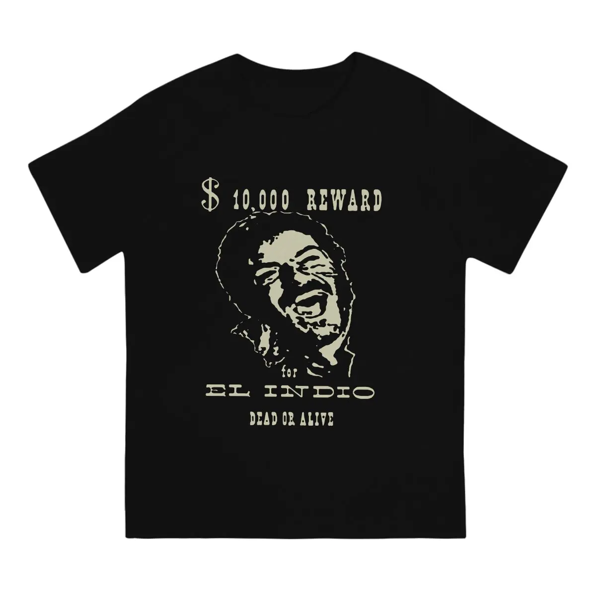 

El Indio Classic T-Shirts Men The Good The Bad and The Ugly Film Amazing Pure Cotton Tee Shirt Crewneck Short Sleeve T Shirts