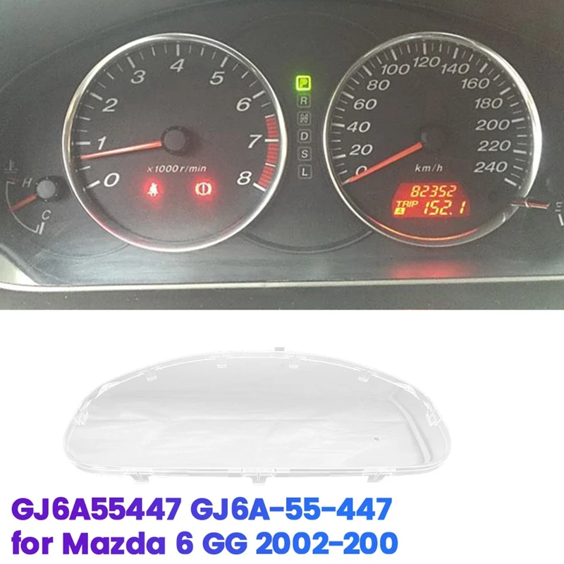 Автомобильный кластер спидометра рамка для Mazda 6 2002-2007 GG GJ6A55447