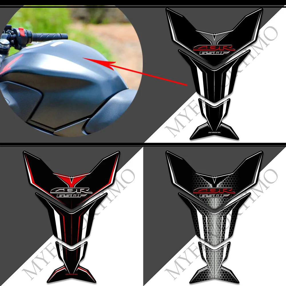 

For Honda CBR 650 F 650F CBR650F HRC Fireblade Motorcycle 3D Stickers Decals Tank Pad Protector Fairing Gas Fuel Oil Kit Knee