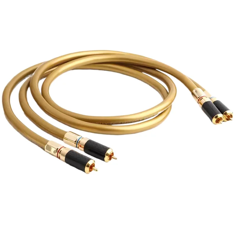 CARDAS HEXLINK GOLDEN 5-C RCA-кабель из углеродного волокна 2RCA к разъему Hi-Fi аудио усилитель