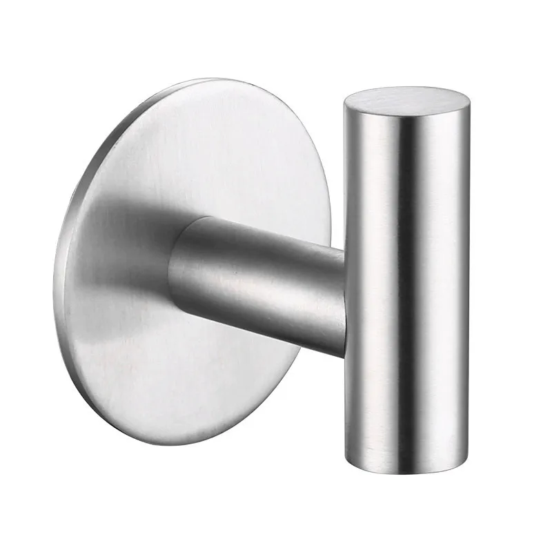 

1Pcs Stainless Steel Silver Bathroom Hardware Set Towel Rack Toilet Paper Holder Towel Bar Hook Bathroom Accessories