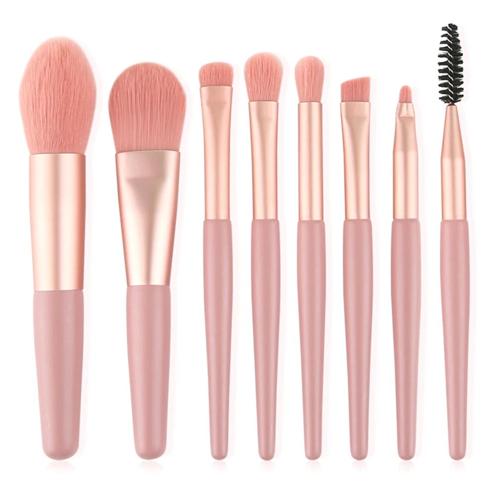 

8 шт., набор кистей для макияжа, с деревянной ручкой
