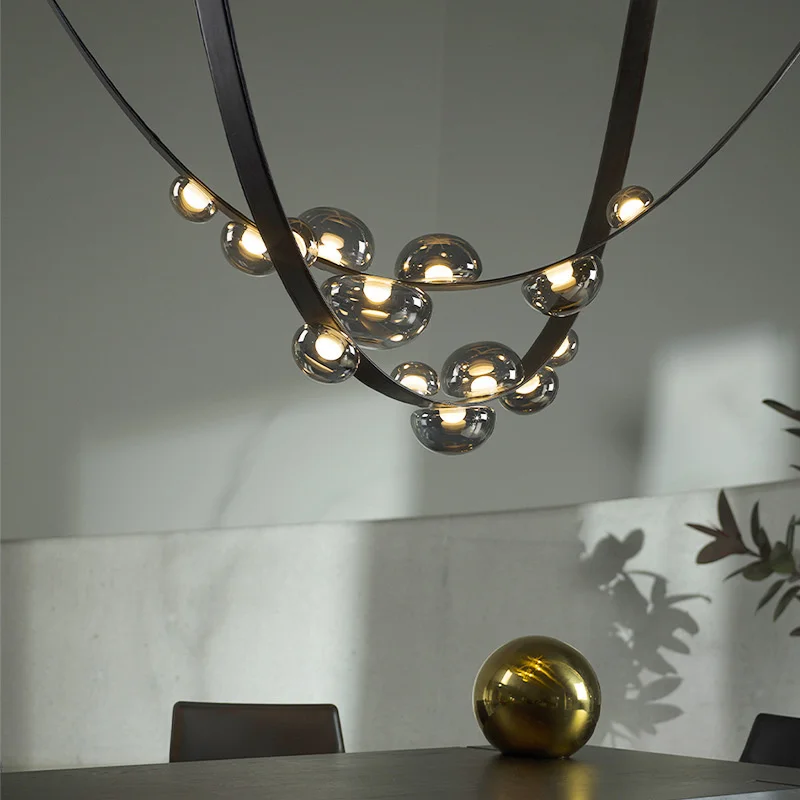 

crystal light globe europe modern ceiling pendant lights deco maison iron cage luminaria de mesa lustre suspension