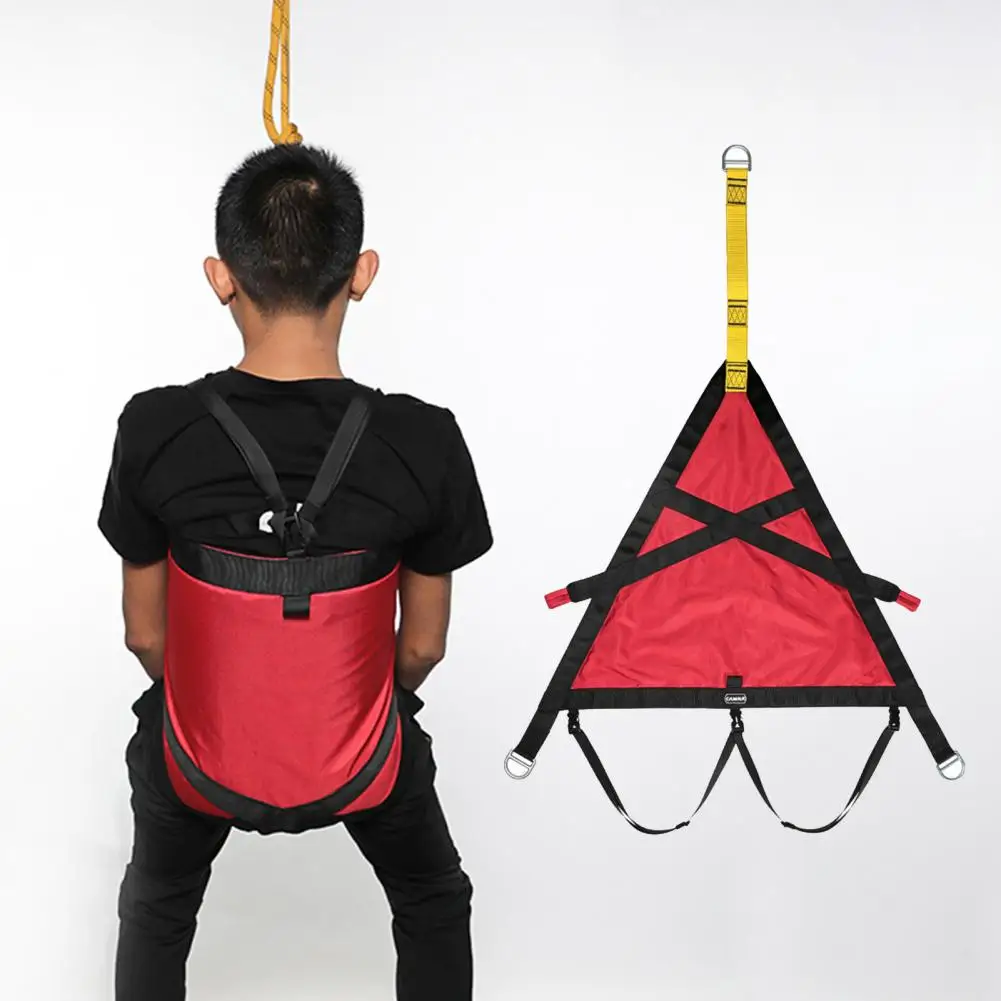 

Практичный треугольный ремень безопасности для авиационной работы, ремень безопасности для подъема бедер, стабильный высокогорный безопасный трос, эластичный для альпинизма