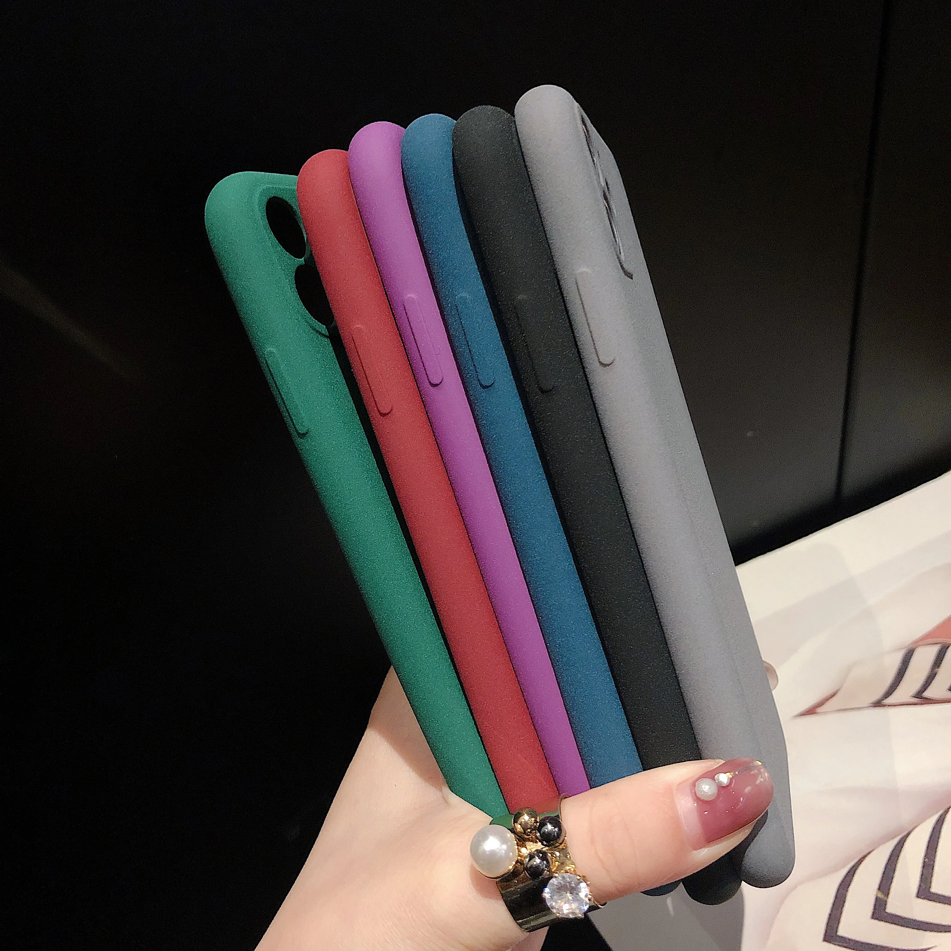 Тонкий силиконовый чехол из песчаника для HTC U12 Life  U12 plus  U11 plus  U11 (art.: 3920c75dae92c) - 3920c75dae92c