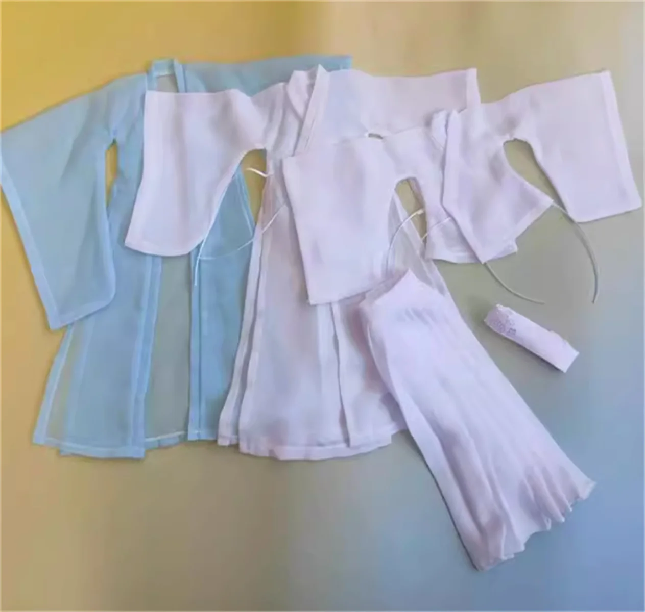 Длинное пальто платье масштаб 1/6 женский и мужской ханьфу китайский наряд