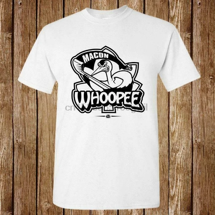 Новинка футболка MACON с логотипом хоккейной команды WHOOPEE унисекс США размер от S до