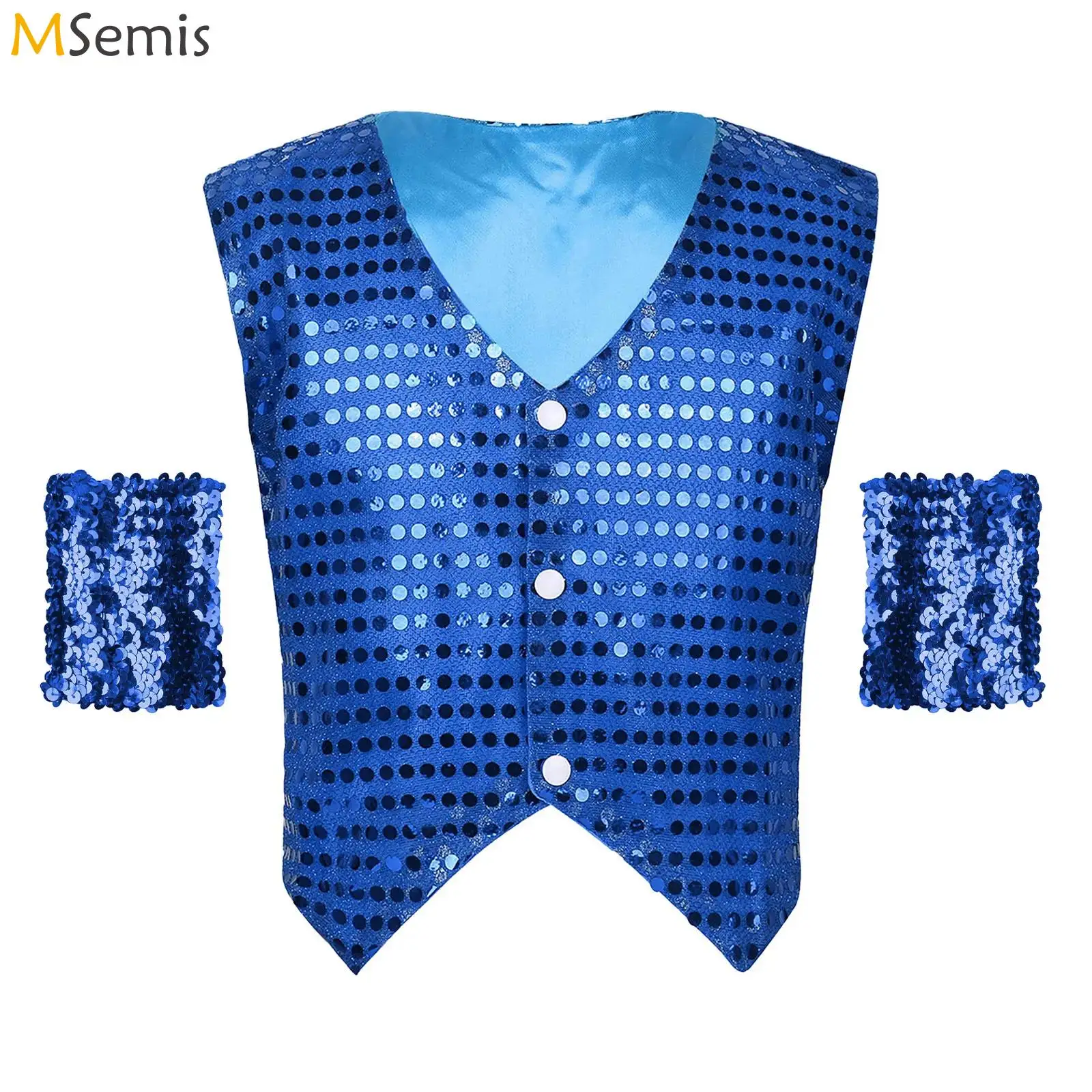 Блестящий джазовый Танцевальный жилет куртка и блестящий женский мужской для