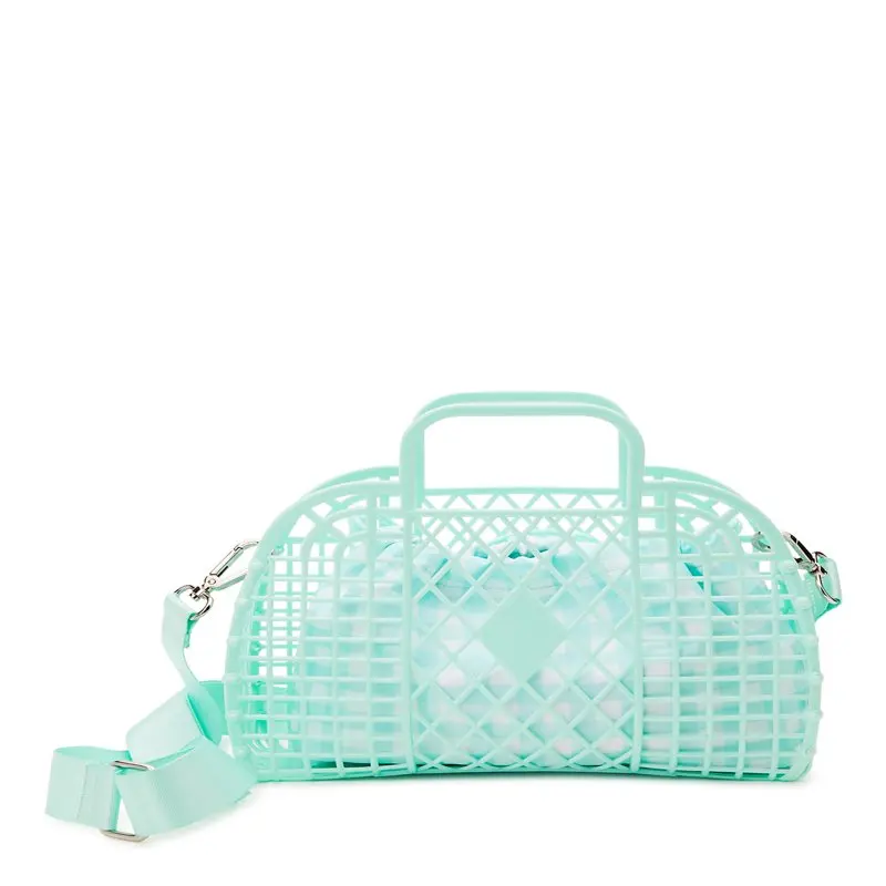 Juniors Jelly Crossbody Handbag with Top Handle