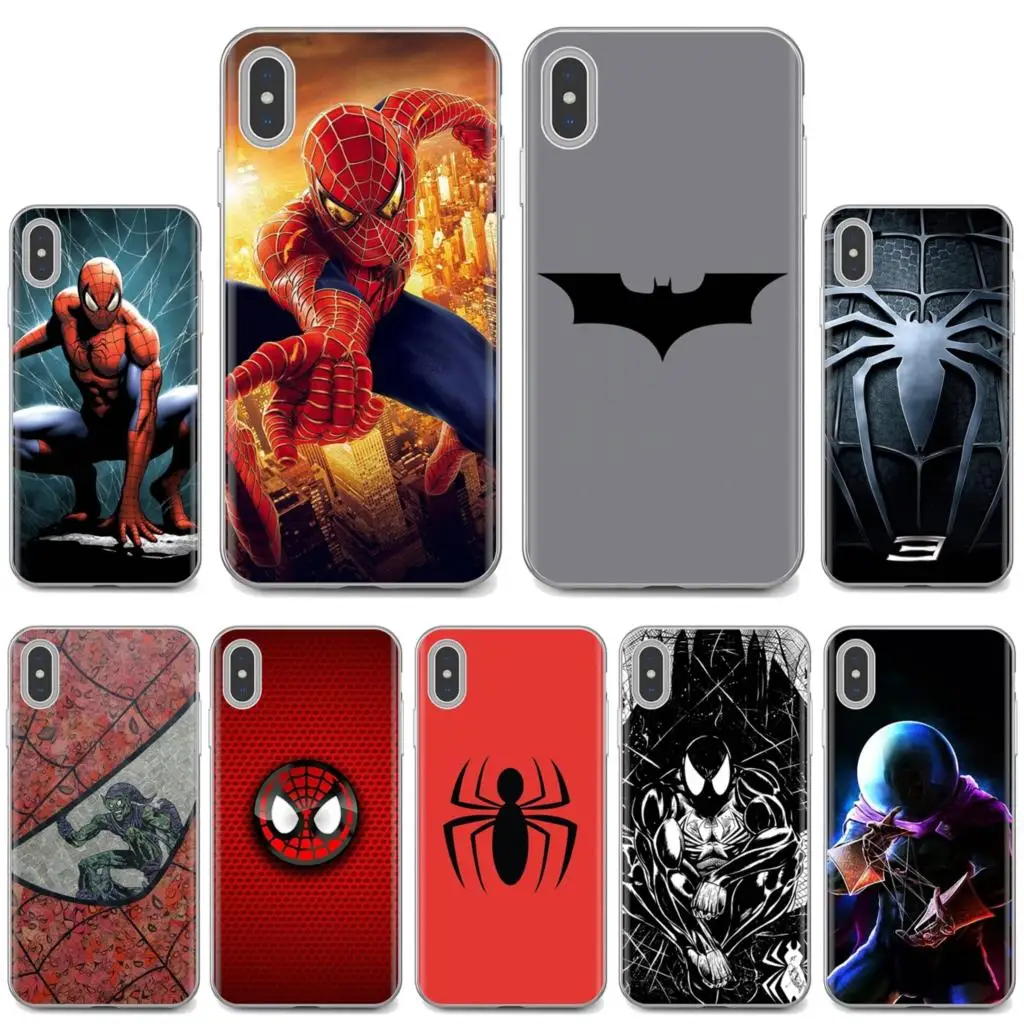 Силиконовый чехол из ТПУ с логотипом Человека-паука комиксов superhoreos для Samsung Galaxy