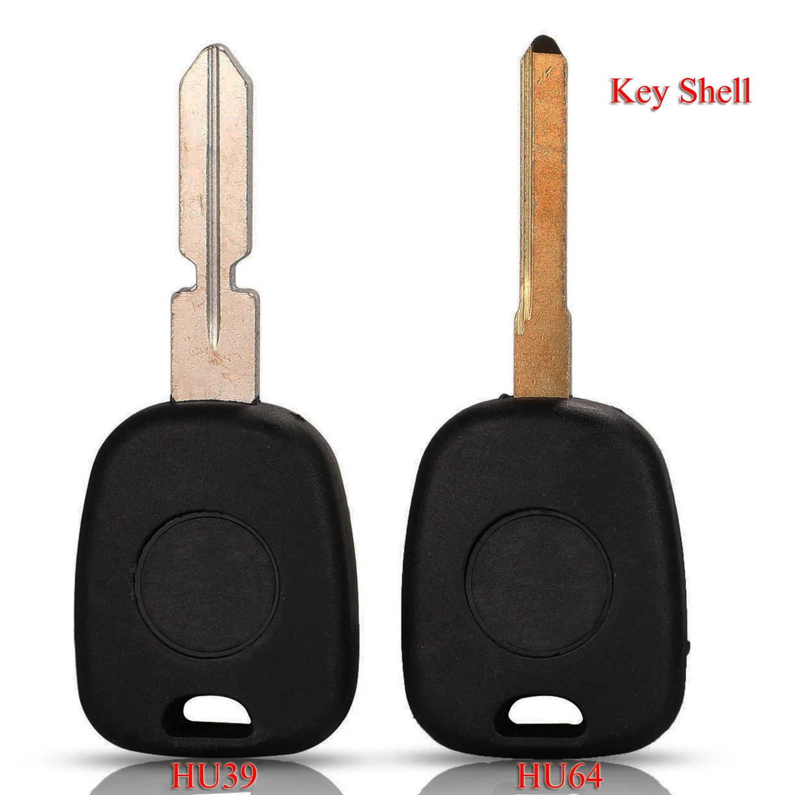 

jingyuqin 10pcs/Lot Car Key Shell For Mercedes Benz Vito Actros Sprinter V Class Case Cover With Uncut HU39 HU64 Key Blade Blank