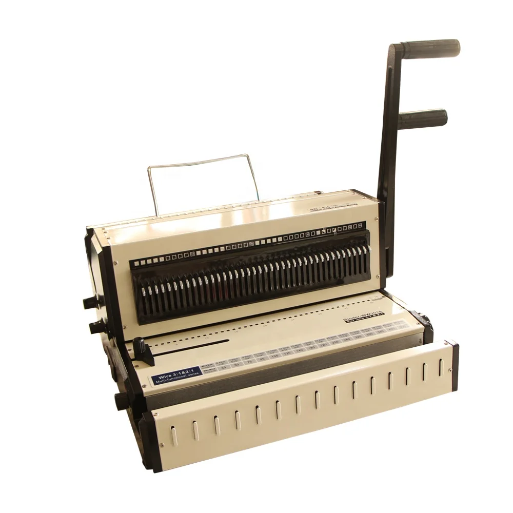 

Multifunctional Manual Binding Machine for Wire 3: 1 and Wire 2: 1