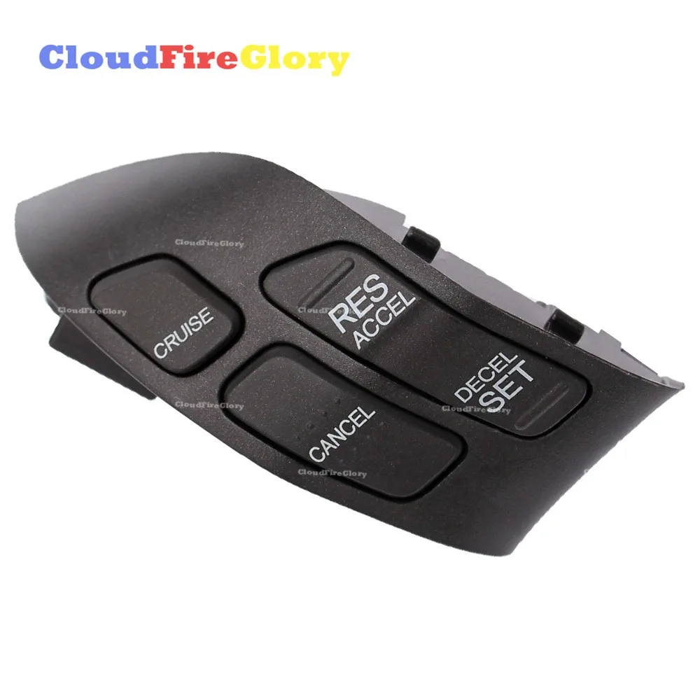 

CloudFireGlory For Honda Accord 2003-2004 5 Pins Steering Wheel Cruise Control Switch Assembly Black Plastic 36770-SDA-A01