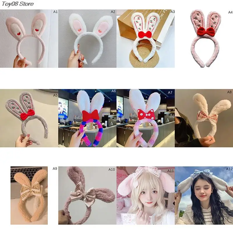 

Обруч для волос в виде клубники, кролика, ушей, 1 шт.