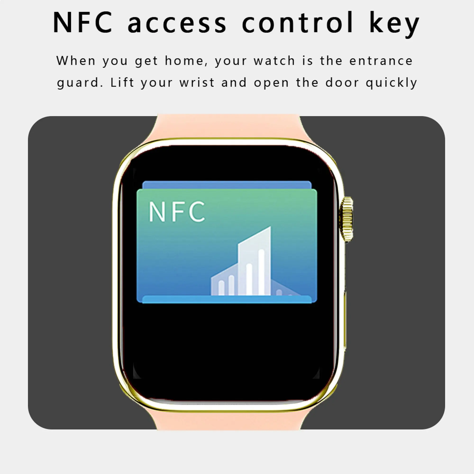Смарт-часы xiaomi NFC смарт-часы с Bluetooth-вызовом 2022 для мужчин и женщин 1 9 дюйма