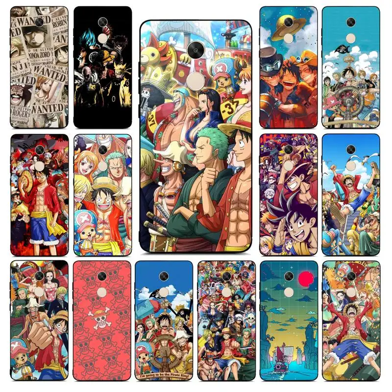 

BANDAI One Piece Phone Case for Redmi Note 8 7 9 4 6 pro max T X 5A 3 10 lite pro