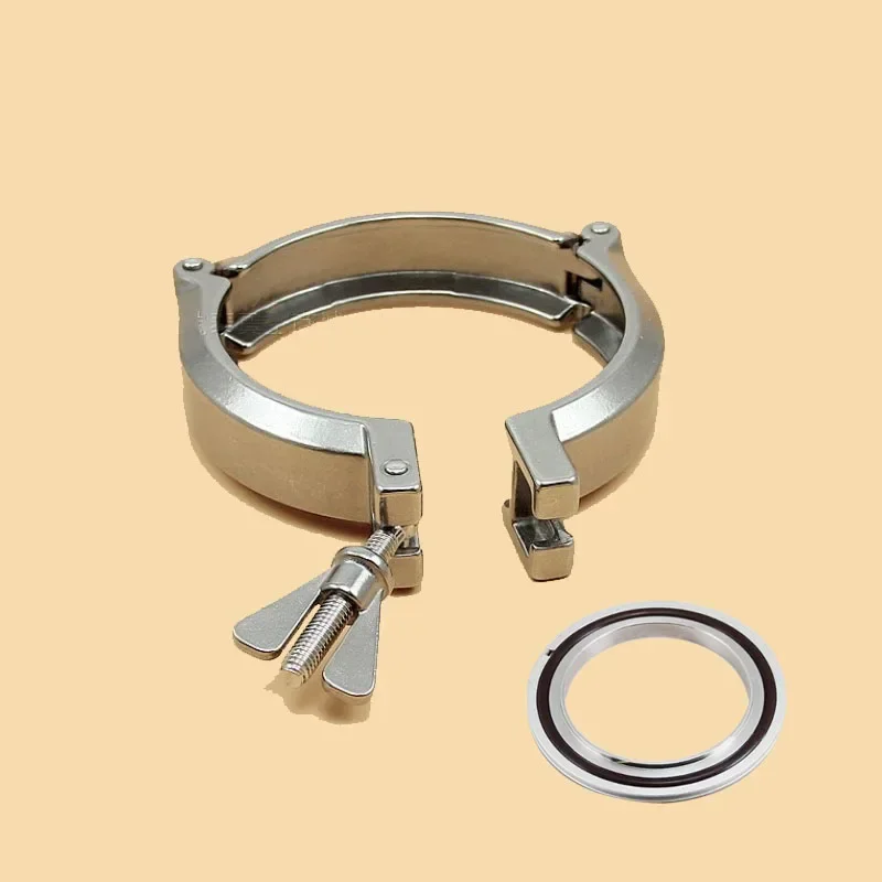 Тройной зажим с центрирующим кронштейном и уплотнительным кольцом из