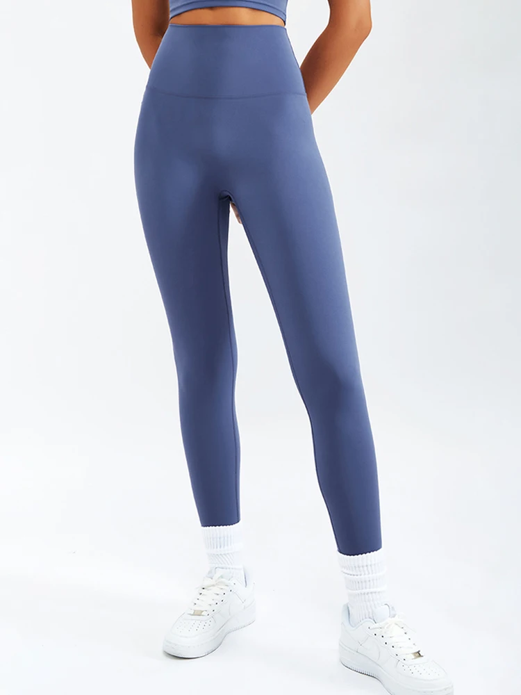

ASHEYWR Women Slim Breathable Leggings High Waist Elastic Fitness Push Up Legings Seamless Ankle-Length Legging Workout Female