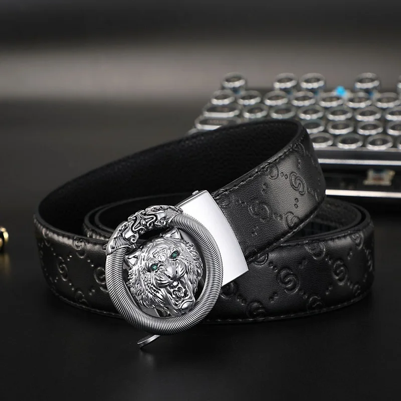 

Men Belt Genuine Leather Jeans Business Luxury Brand Famous Fashion Casual Designer Belts High Quality Belt for Men Strap ZD2195