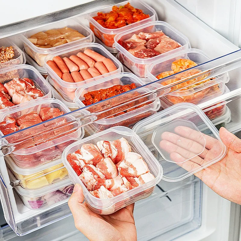 

6 шт., контейнер для хранения замороженного мяса, 350 мл