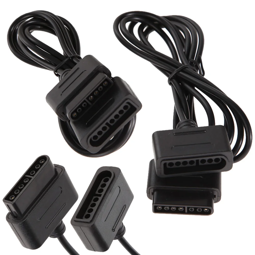 

2pcs 6ft Extension Cable Cords for SNES Super Nintendo 16 Bit Controller Accessory