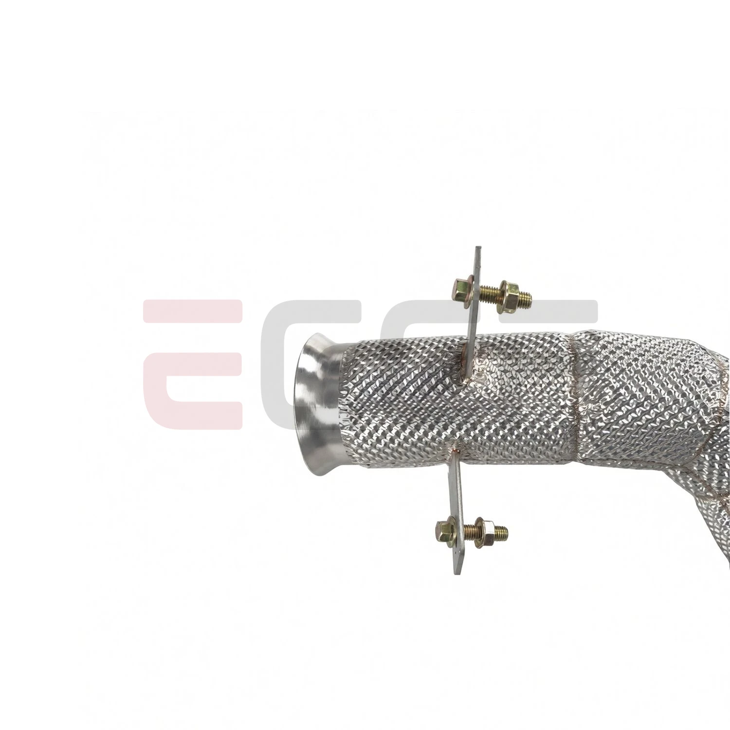 Фото Спортивный даунпайп с теплозащитным экраном для Mercedes W205 C180 C200 C250 C300: агрессивный звук, Plug and Play, улучшение производительности №4