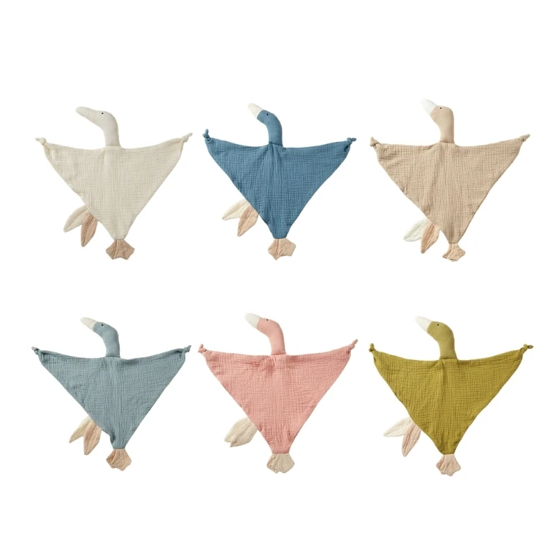 

HUYU муслиновое одеяло, спальная кукла, милые гуси, мягкая игрушка, успокаивающее полотенце