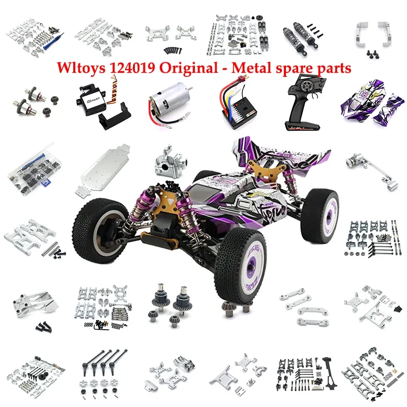Передний бампер для Wltoys 124017 124019 124007 из металла