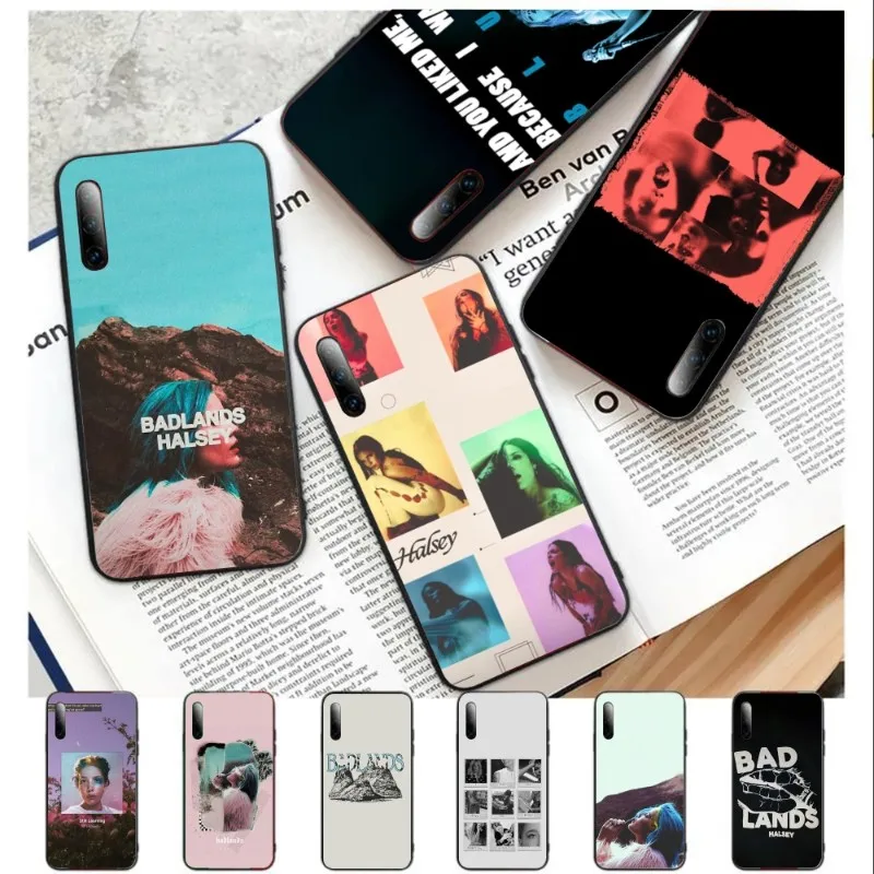 Badlands Halsey Phone Case For Samsung Galaxy S6 S7 S8 S9 S10 S21 S22 Plus Ultra Soft Black Phone Cover