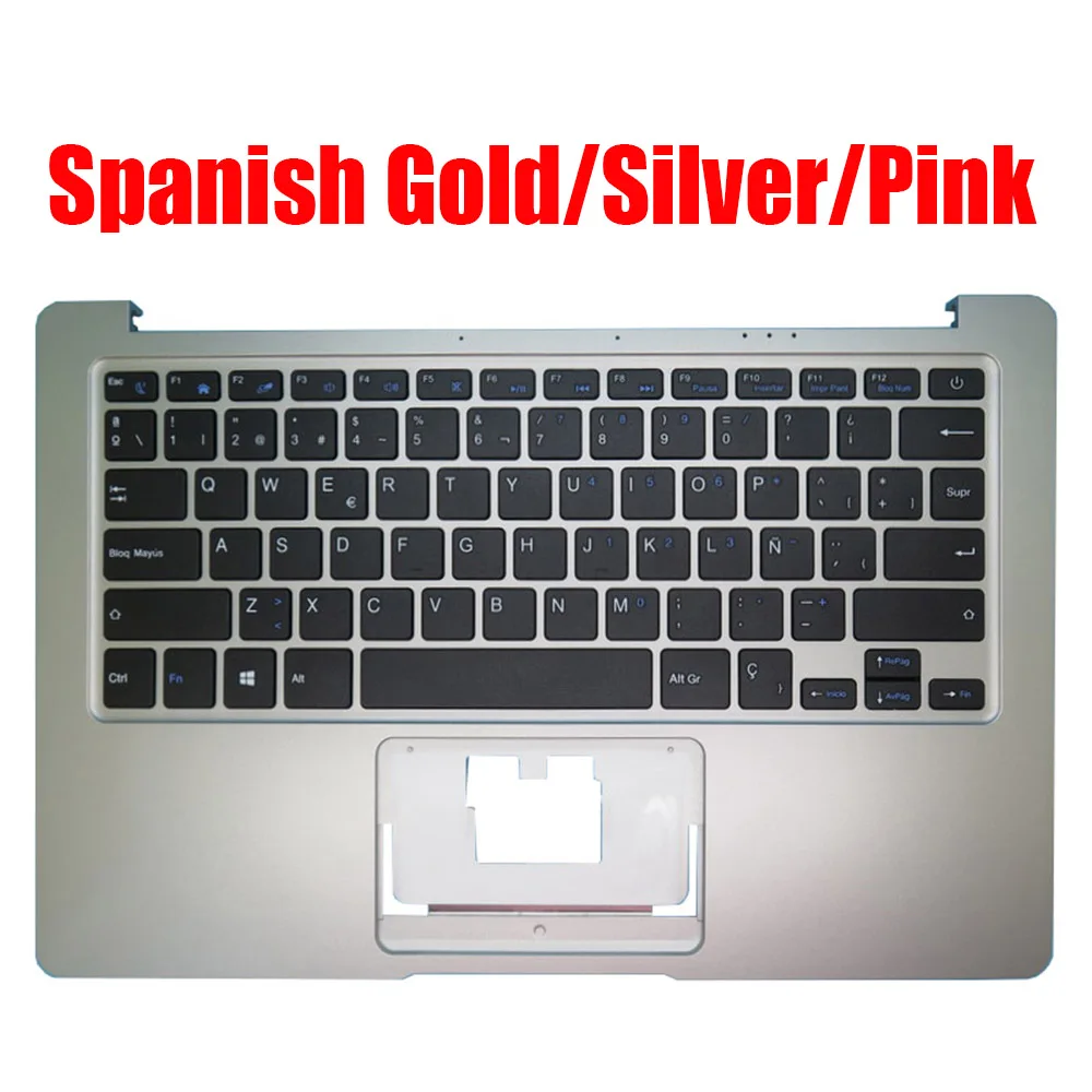 

Spanish SP Laptop Palmrest For YEPO 737A P313P_A P313RY MB27716014-BZ YXT-NB93-49 With Keyboard Gold/Silver/Pink Upper Case New