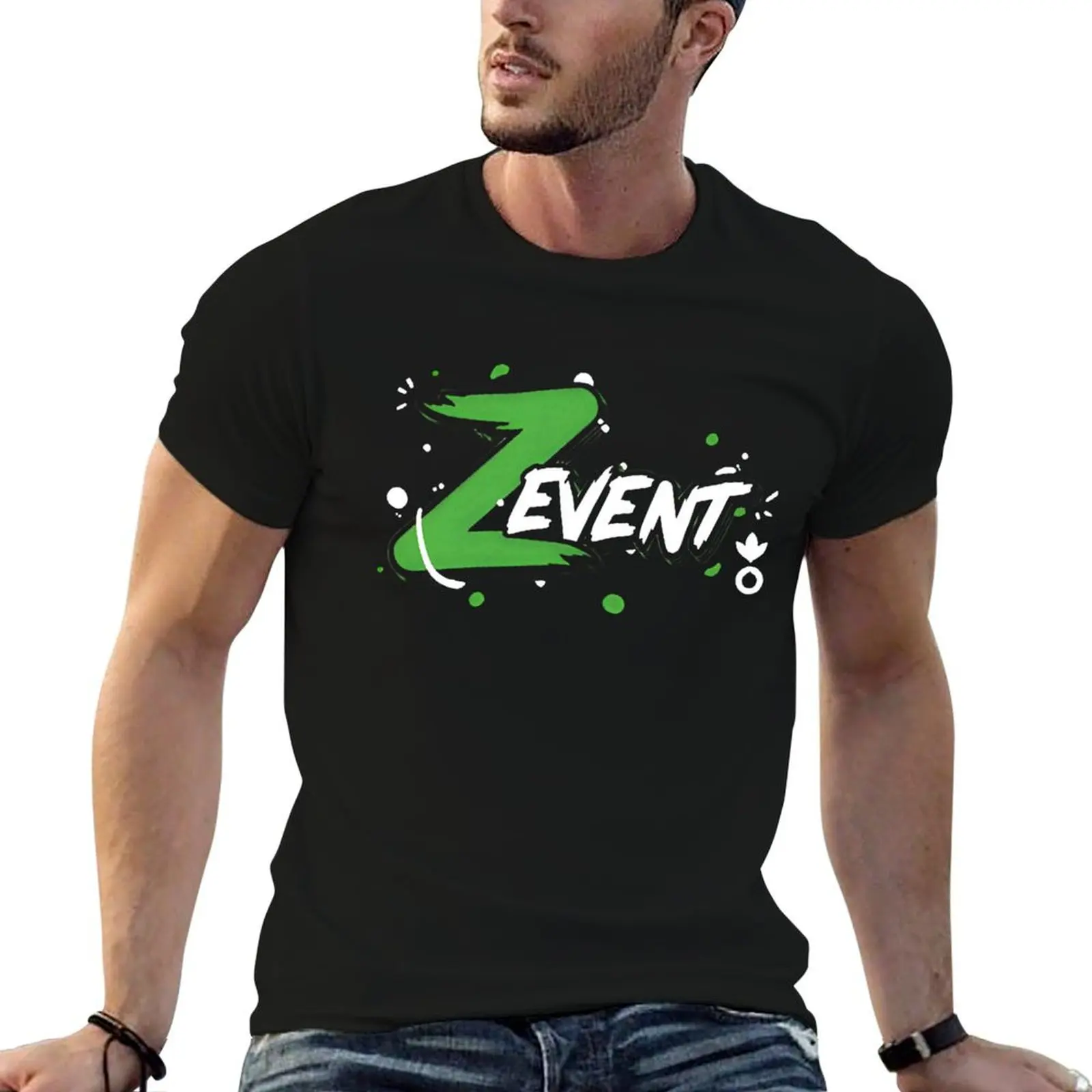 Фото Забавная футболка Zevent, забавная футболка с аниме, милая одежда, летние топы, забавные футболки для мужчин №1