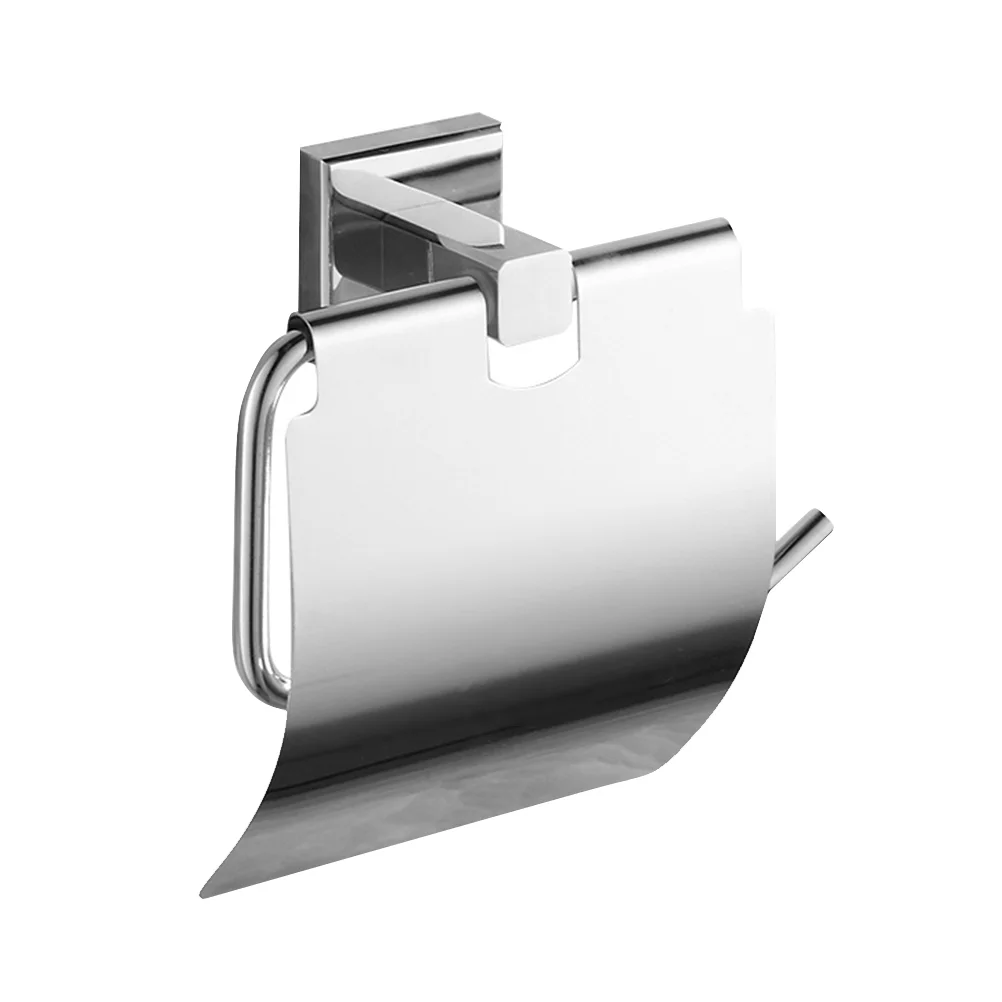 

Настенный держатель для бумажных полотенец, стойка из нержавеющей стали для салфеток с крышкой для ванной комнаты, туалета, гостиницы, кухни, кладовой