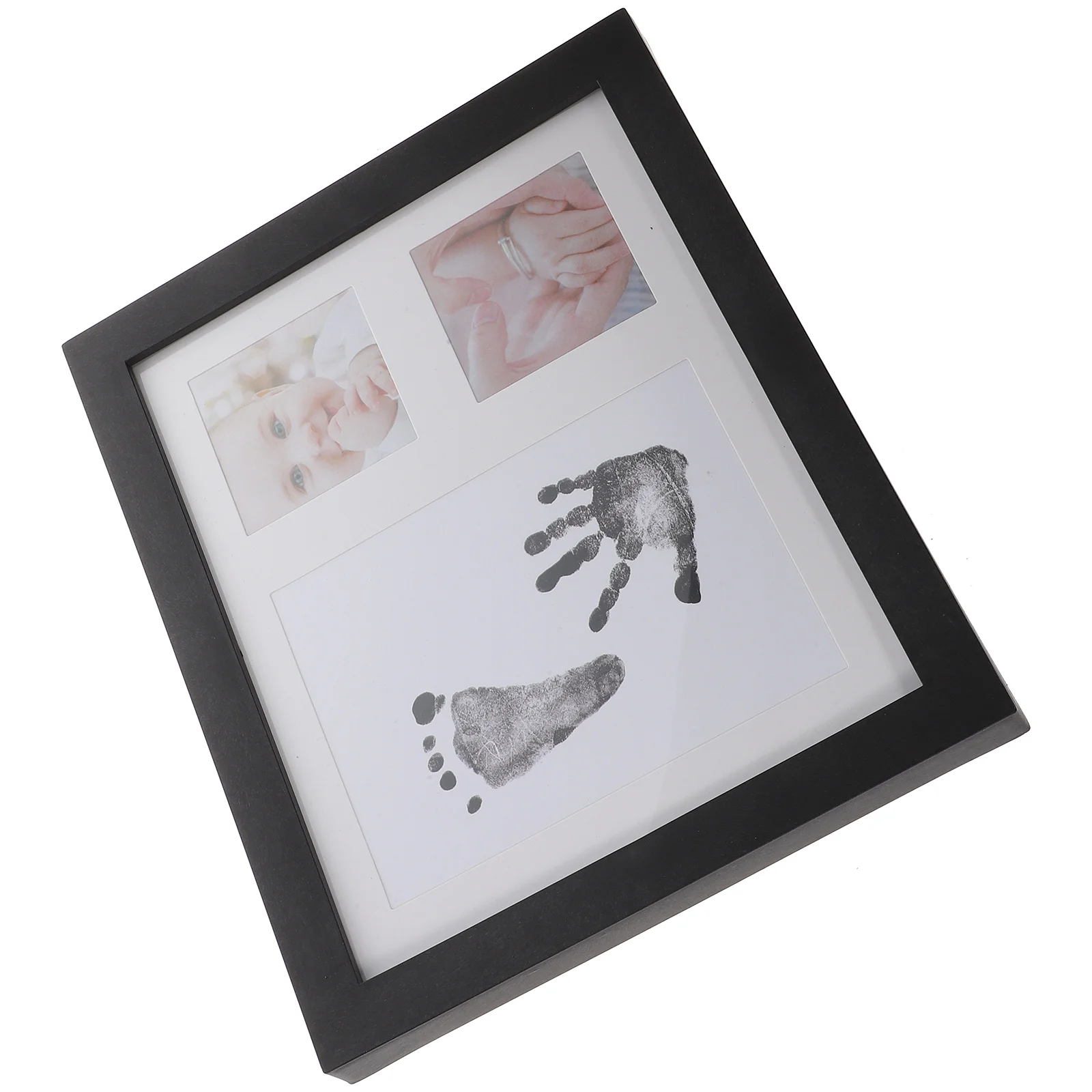 

Growth Photo Frame Baby Footprint Picture Handprint Milestone Frames Newborn Plastic