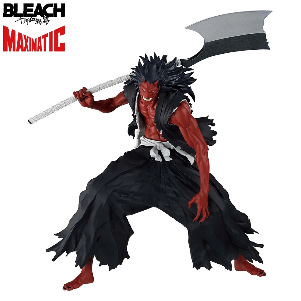 Фото Официальная фигурка BANPRESTO MAXIMATIC BLEACH Кенпачи Зараки в форме Банкай Демона, 24 см, коллекционная модель, подарок. №2