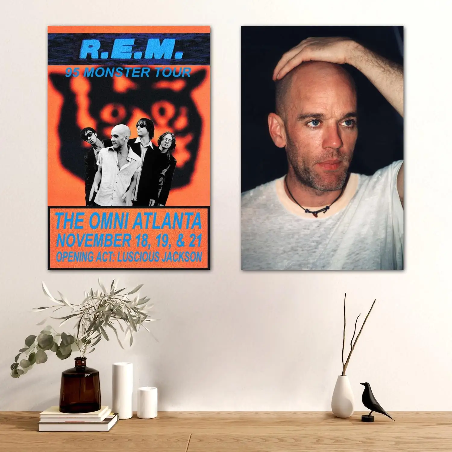 

R.E.M Band Poster High Quality Wall Art Canvas Posters Decoration Art Personalized Gift Modern Family bedroom Painting